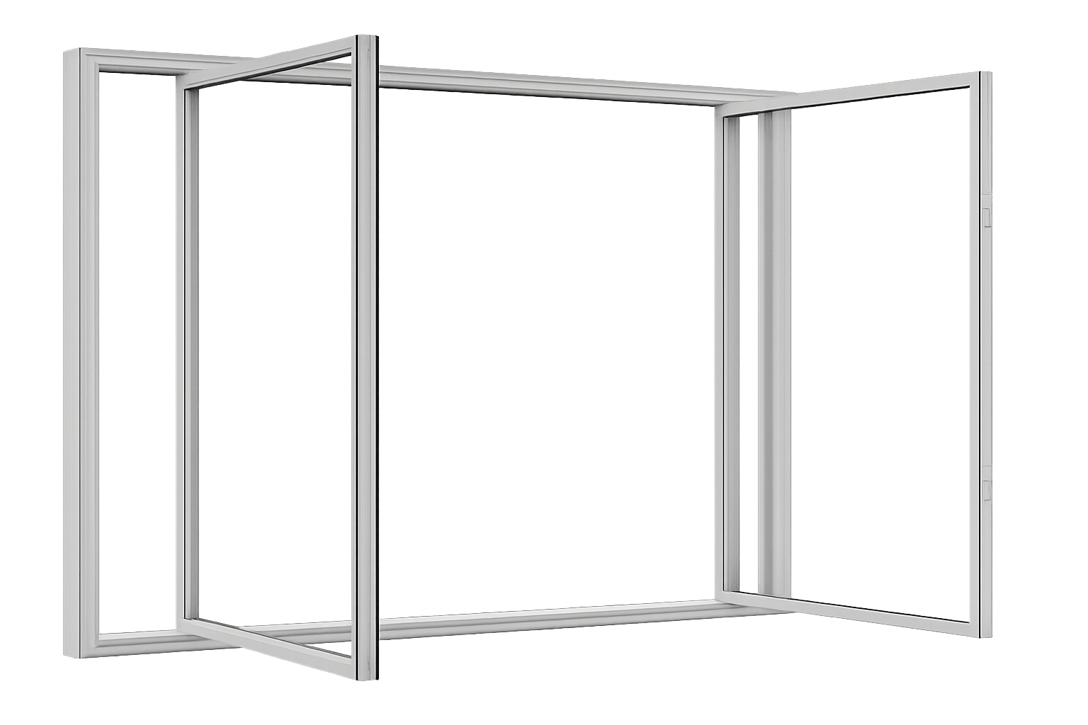 Double Slider Window — open view