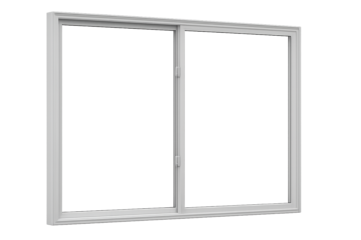 Single Slider Window — closed view