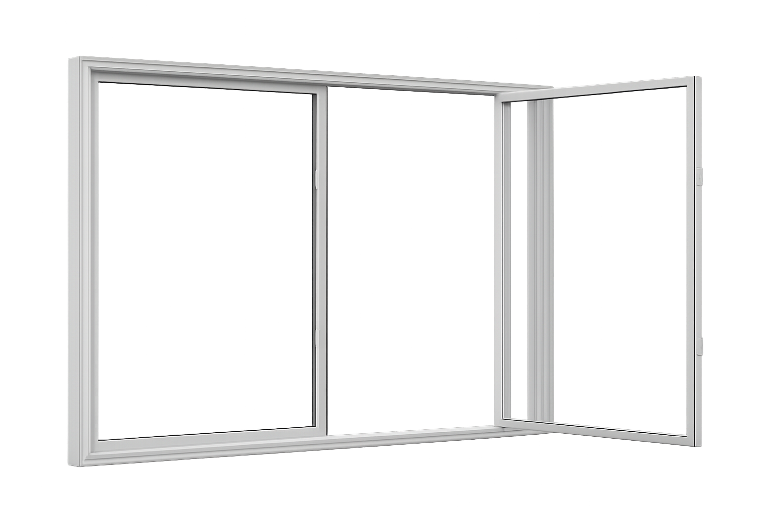 Single Slider Window — open view
